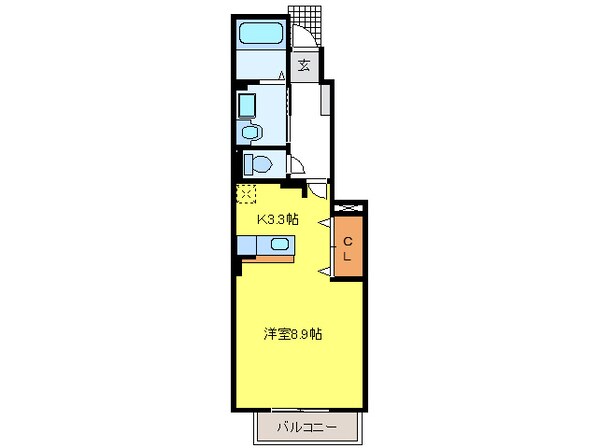 テルカーナあさいⅠ棟の物件間取画像